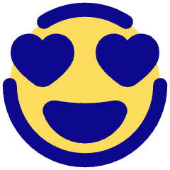 Smiley In Love Icon from Plump Pop Set