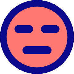 Smiley Indiferent Icon from Core Pop Set