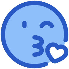 Smiley Kiss And Wink Icon from Plump Duo Set