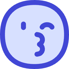 Smiley Kiss And Wink Icon from Flex Duo Set