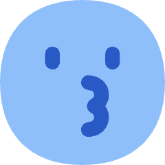Smiley Kiss Icon from Flex Flat Set