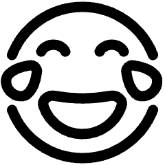 Smiley Laughing 1 Icon from Plump Line Set