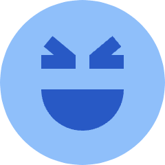 Smiley Laughing 2 Icon from Sharp Flat Set
