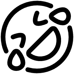 Smiley Laughing 3 Icon from Plump Line Set