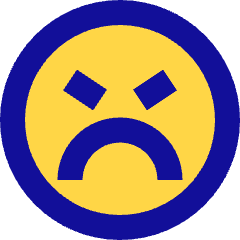 Smiley Mad Icon from Sharp Pop Set