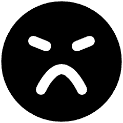 Smiley Mad Icon from Plump Solid Set