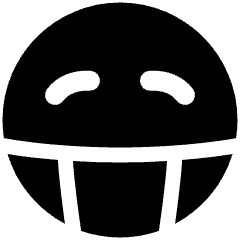 Smiley Mask Icon from Plump Solid Set