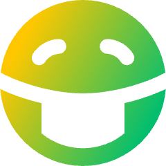 Smiley Mask Icon from Core Gradient Set