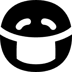 Smiley Mask Icon from Flex Solid Set