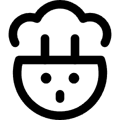 Smiley Mind Blown Icon from Core Line Set