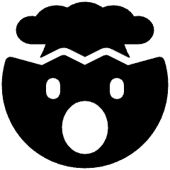 Smiley Mind Blown Icon from Plump Solid Set