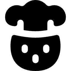 Smiley Mind Blown Icon from Flex Solid Set