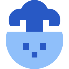 Smiley Mind Blown Icon from Sharp Flat Set