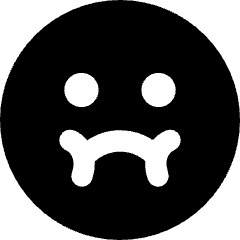 Smiley Nauseas Icon from Core Solid Set