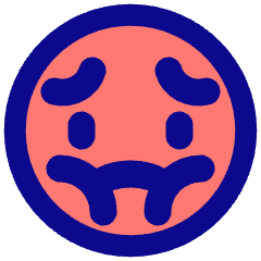 Smiley Nauseas Icon from Plump Pop Set