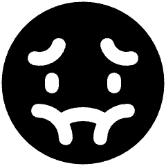 Smiley Nauseas Icon from Plump Solid Set