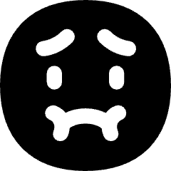 Smiley Nauseas Icon from Flex Solid Set