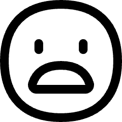Smiley Sad Icon from Flex Line Set