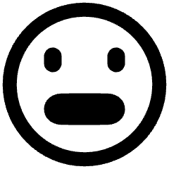 Smiley Scared Icon from Plump Remix Set