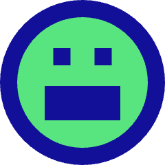 Smiley Scared Icon from Sharp Pop Set
