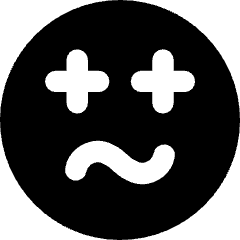 Smiley Sick Icon from Core Solid Set