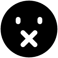 Smiley Silent Icon from Plump Solid Set