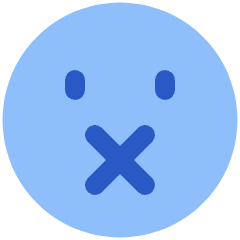 Smiley Silent Icon from Plump Flat Set