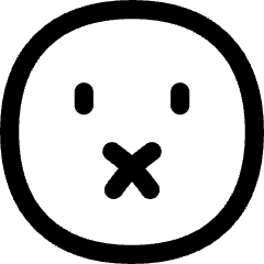 Smiley Silent Icon from Flex Line Set