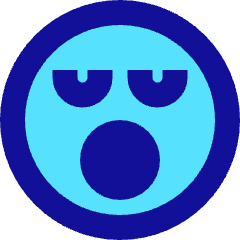 Smiley Sleepy Icon from Sharp Pop Set