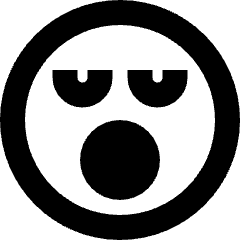 Smiley Sleepy Icon from Sharp Remix Set