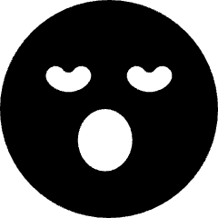 Smiley Sleepy Icon from Core Solid Set