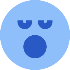 Smiley Sleepy Icon from Sharp Flat Set