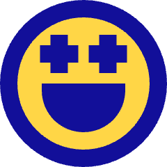 Smiley Sparks Icon from Sharp Pop Set