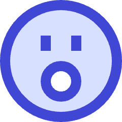 Smiley Surprised Icon from Sharp Duo Set