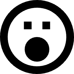 Smiley Surprised Icon from Sharp Remix Set