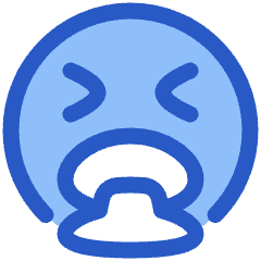 Smiley Throw Up Icon from Plump Duo Set