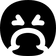 Smiley Throw Up Icon from Flex Solid Set