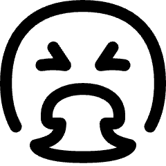 Smiley Throw Up Icon from Flex Line Set