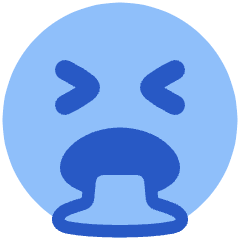 Smiley Throw Up Icon from Plump Flat Set