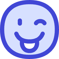 Smiley Tongue Out And Wink Icon from Flex Duo Set