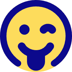 Smiley Tongue Out And Wink Icon from Core Pop Set