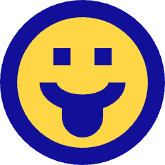 Smiley Tongue Out Icon from Sharp Pop Set