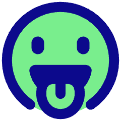 Smiley Tongue Out Icon from Plump Pop Set