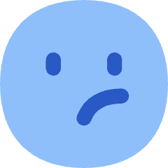 Smiley Unhappy Icon from Flex Flat Set