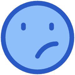 Smiley Unhappy Icon from Plump Duo Set