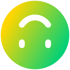 Smiley Upside Down Icon from Plump Gradient Set