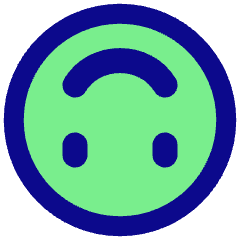 Smiley Upside Down Icon from Plump Pop Set