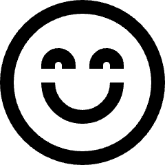 Smiley Very Happy 1 Icon from Sharp Line Set