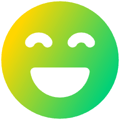 Smiley Very Happy 2 Icon from Plump Gradient Set