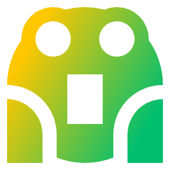 Smiley Very Shocked Icon from Sharp Gradient Set